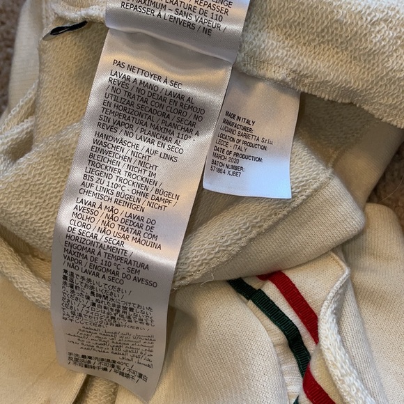 Authentic Gucci Dress Bow Tie Gucci Print 18-24Months Vintage, original dust bag - Picture 9 of 11